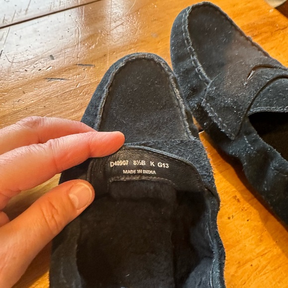 Cole Haan Black Suede Driving Shoes D40907 Women’s size 8 1/2B - Picture 3 of 9